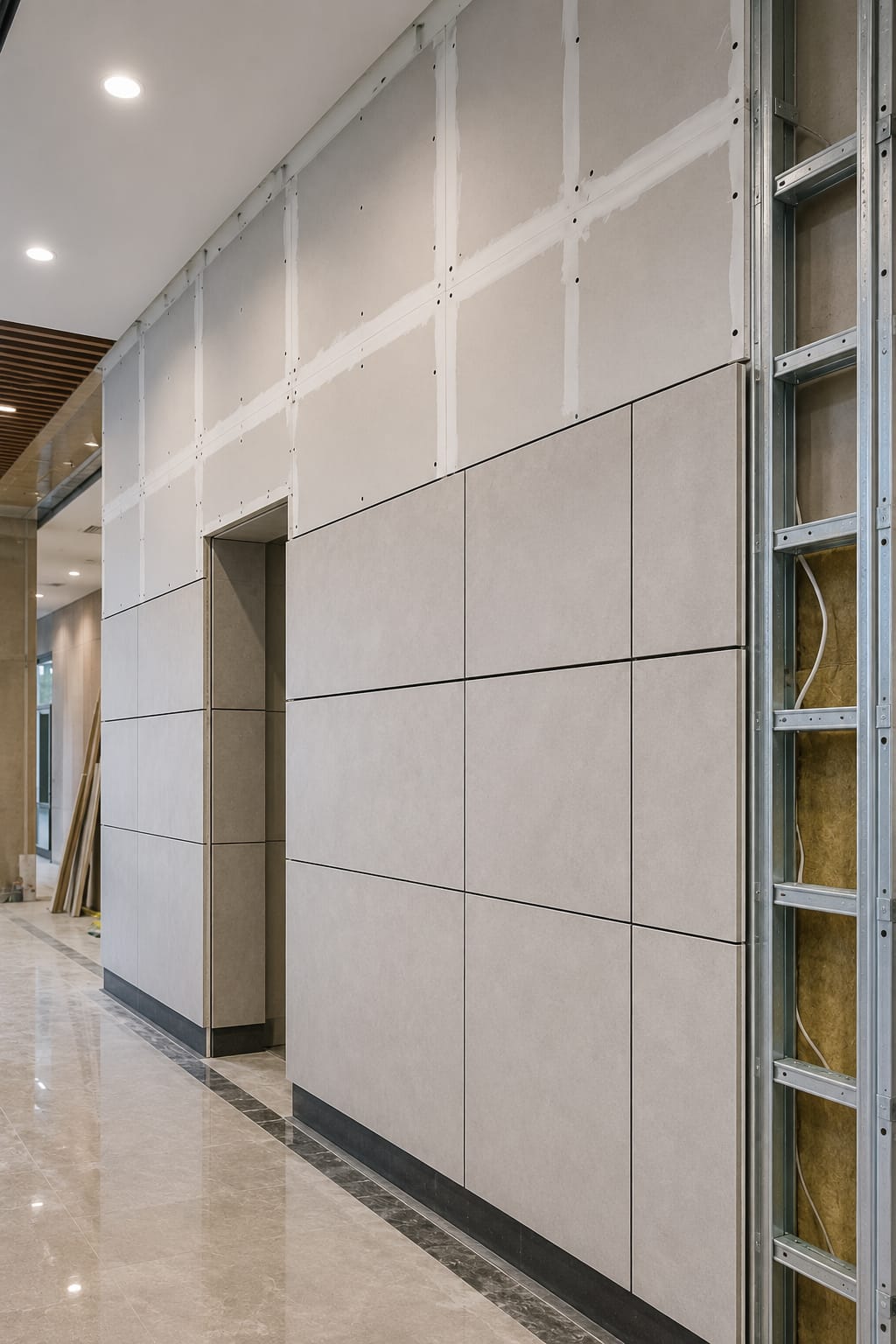Cladding & gypsum