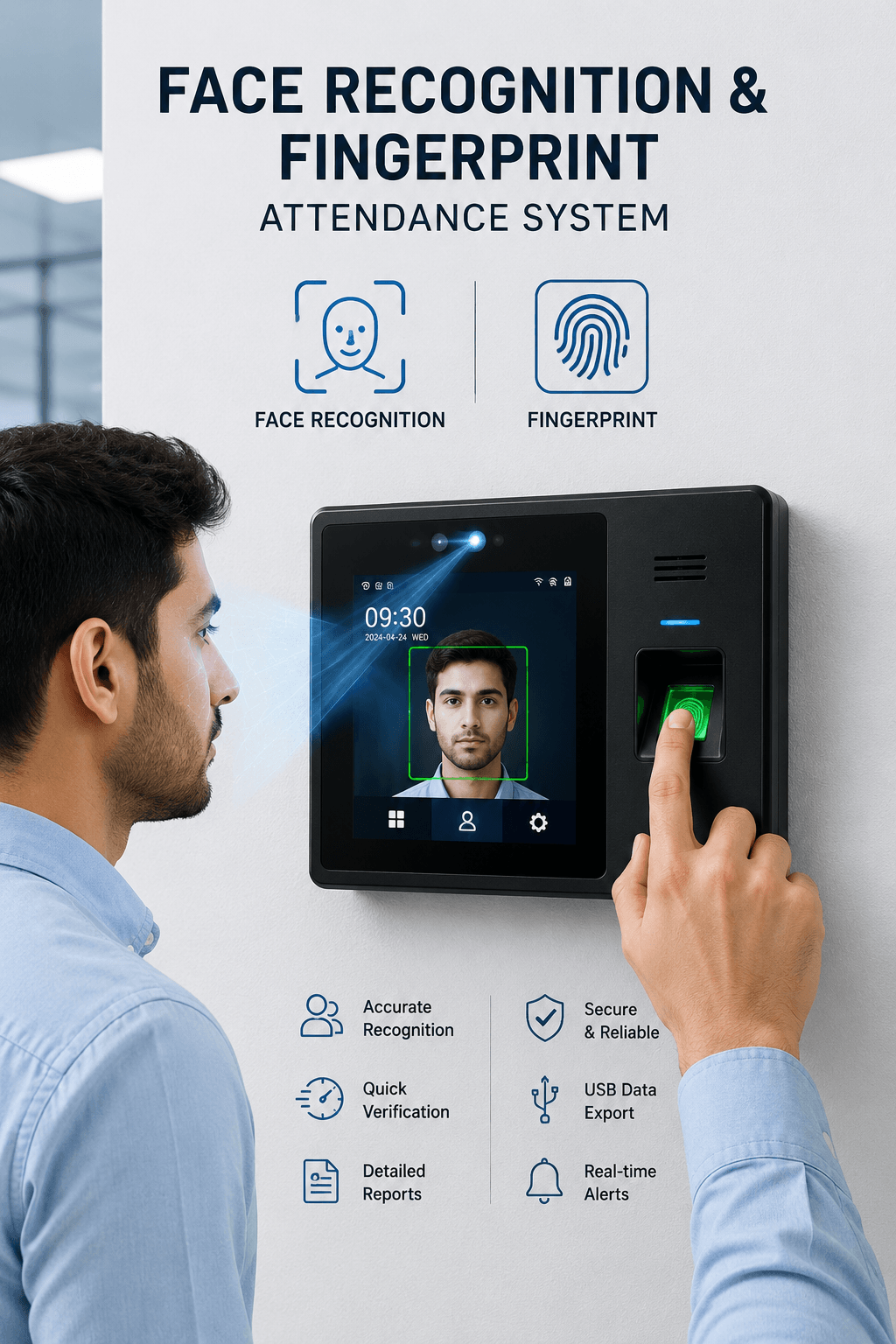 finger & Face attendance system